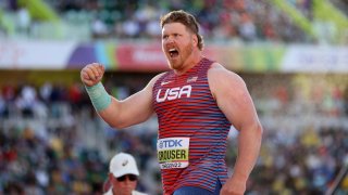 Ryan Crouser is looking to three-peat after taking home gold at Rio 2016 and Tokyo 2020.