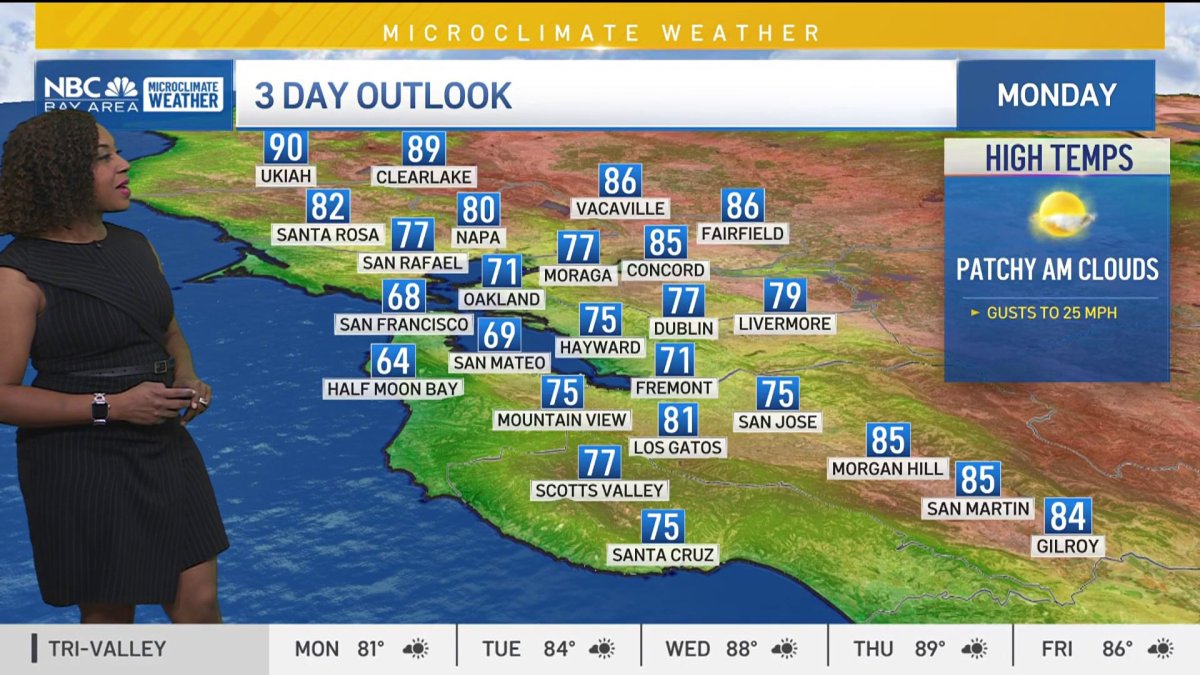 Kari’s forecast: Warming trend – NBC Bay Area