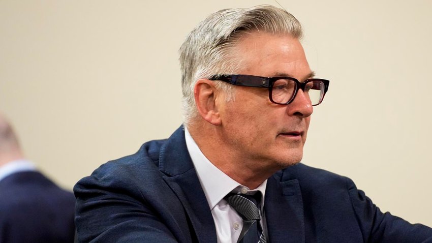 Alec Baldwin sits in court during his trial in Santa Fe, N.M., Thursday, July 11, 2024.