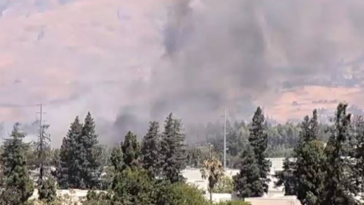 San Jose brush fire – NBC Bay Area