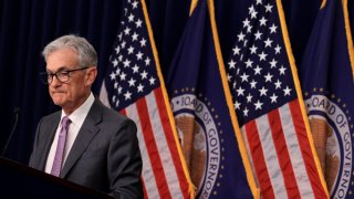 U.S. Federal Reserve Chair Jerome Powell holds a press conference following a two-day meeting of the Federal Open Market Committee on interest rate policy in Washington, U.S., July 31, 2024.