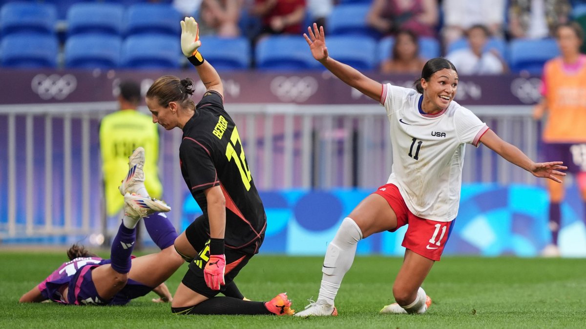 USWNT defeats Germany 10 in soccer semifinal at 2024 Olympics NBC