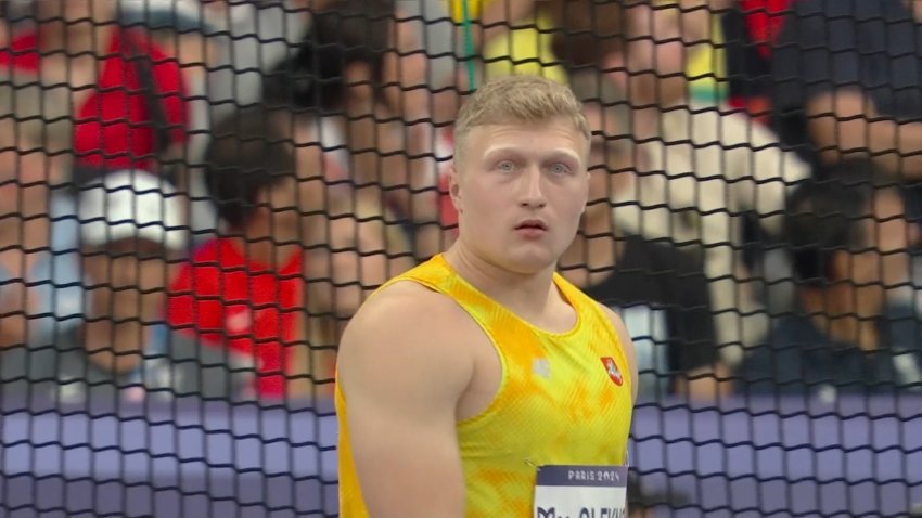 Lithuanian discus thrower Mykolas Alekna