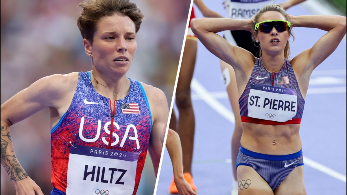 USA’s Nikki Hiltz and Elle St. Pierre just out of the top 5 in Olympic