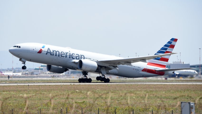 Aircraft at the international airport of Fiumicino