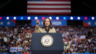 Democratic Presidential Candidate Kamala Harris Holds Rally with Running Mate Tim Walz in Arizona