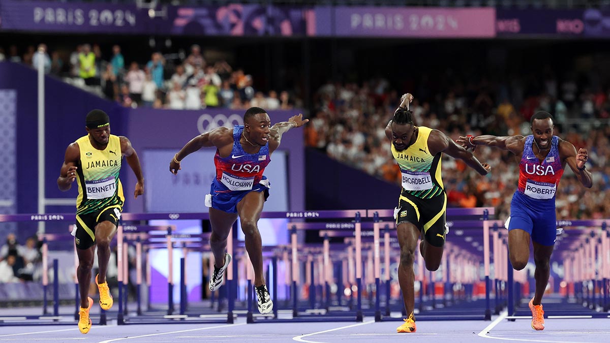 Grant Holloway Wins Gold In 110m Hurdles – NBC Bay Area