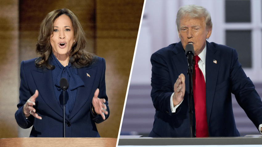 Vice President Kamala Harris; Former President Donald Trump