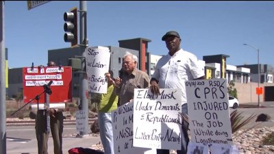 Protesters call out Tesla for being only American car company not represented by union