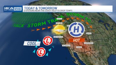 Jeff's forecast: Quick warming as inland heat continues and what drops temps mid-week