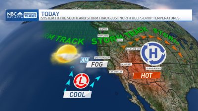 Jeff's Forecast: Fog returns as temps set to drop across the Bay Area