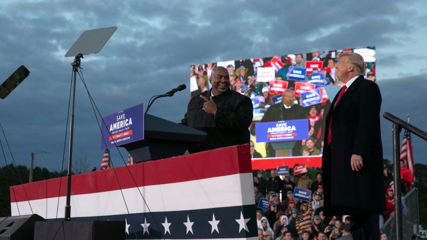 Lt. Gov. Mark Robinson with Trump