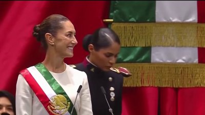 Claudia Sheinbaum sworn in as Mexico's 1st female president