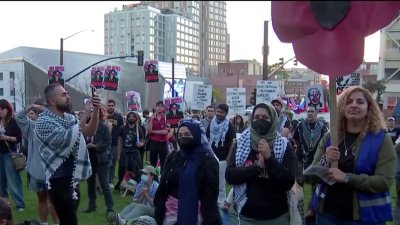 Pro-Palestinian demonstrators in Berkeley call for ceasefire