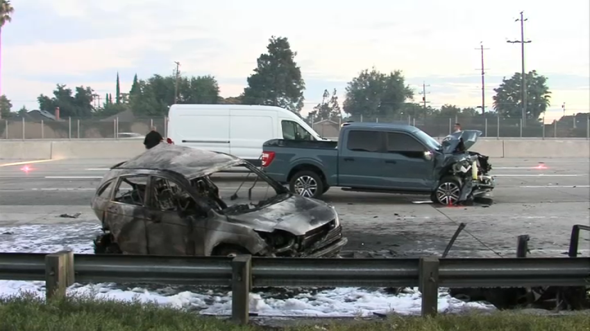 Scene of deadly crash on Highway 4 in Antioch.