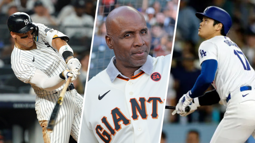 Aaron Judge, Barry Bonds and Shohei Ohtani.