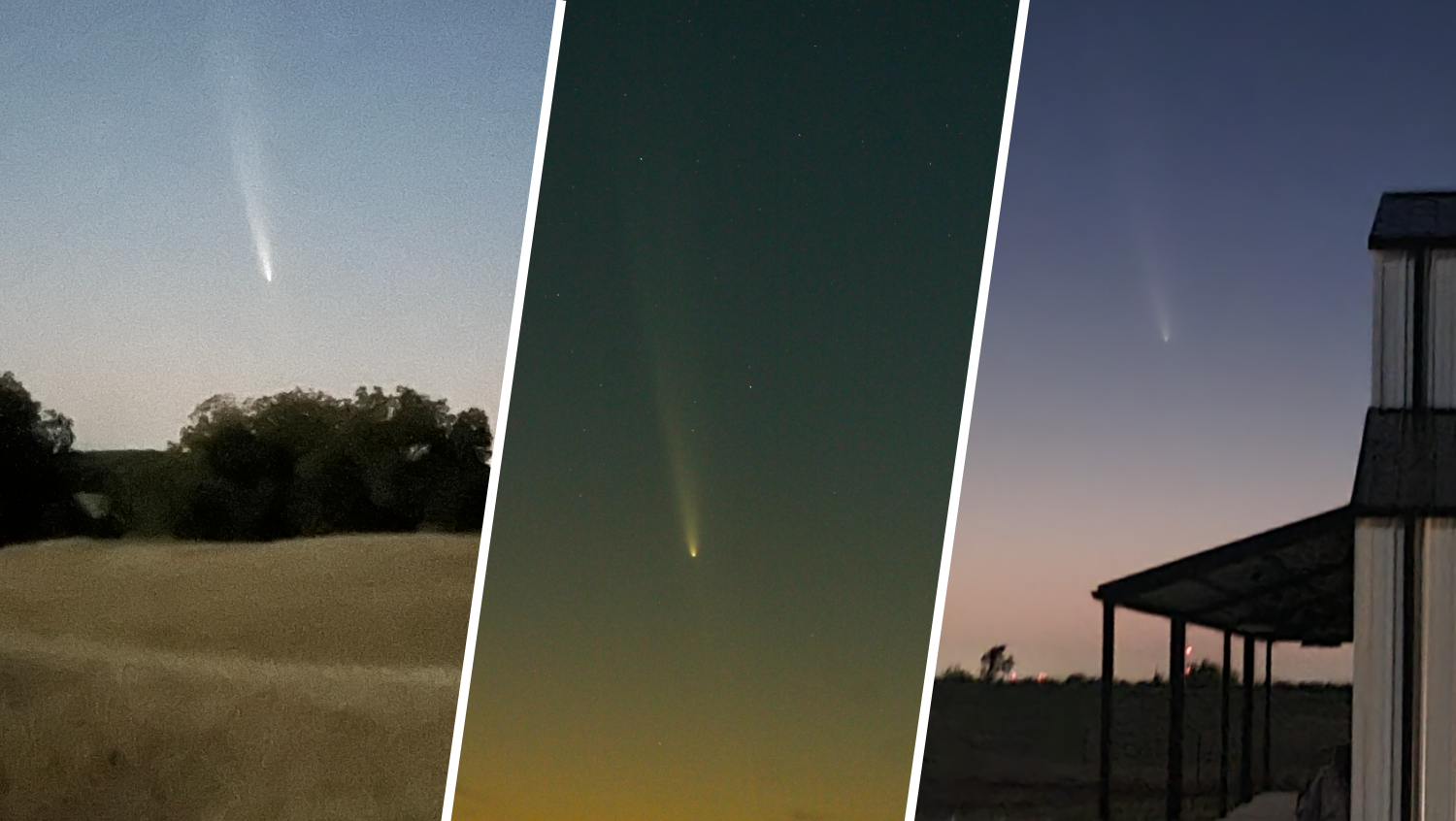 Rare comet in skies over North Texas