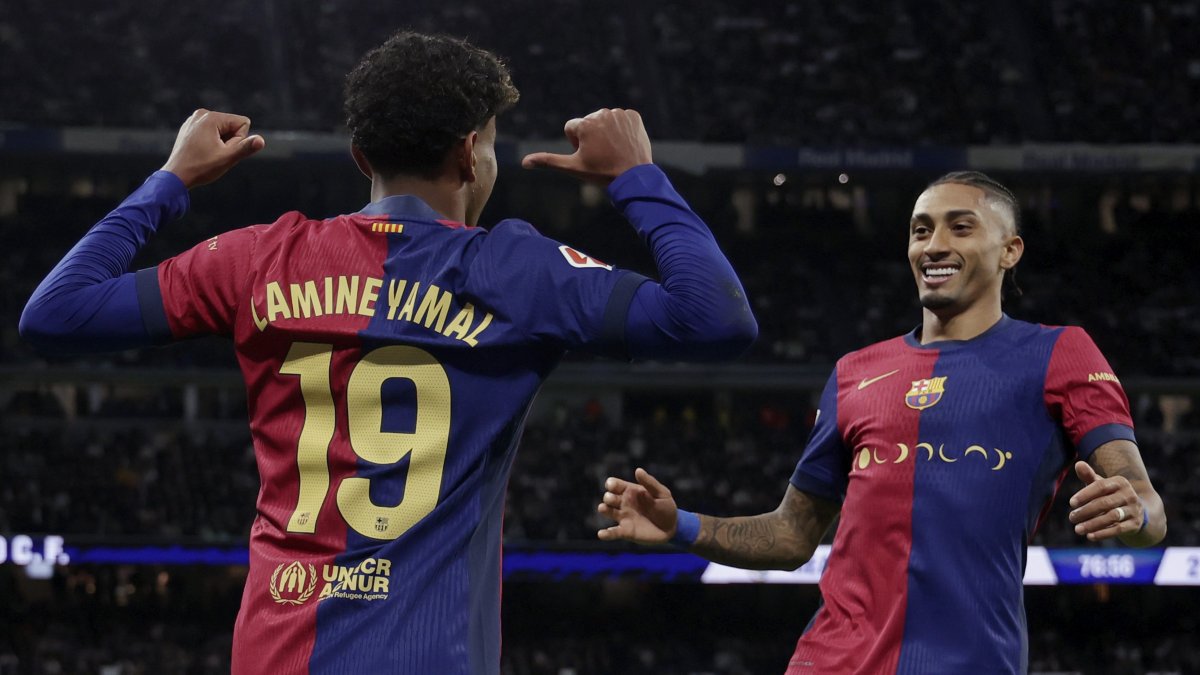 El Clasico Lamine Yamal’s goal helps Barcelona rout Madrid 40 NBC