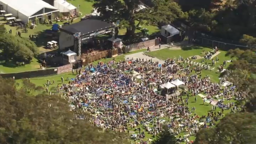 Hardly Strictly Bluegrass festival in San Francisco.