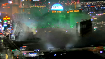 WATCH: Tropicana casino in Las Vegas imploded to make room for stadium