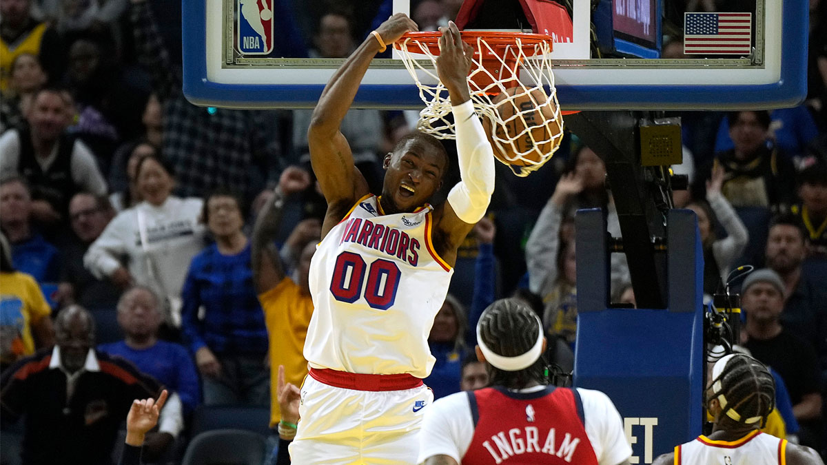 Jonathan Kuminga’s gift comes to life off Warriors’ bench vs. Pelicans