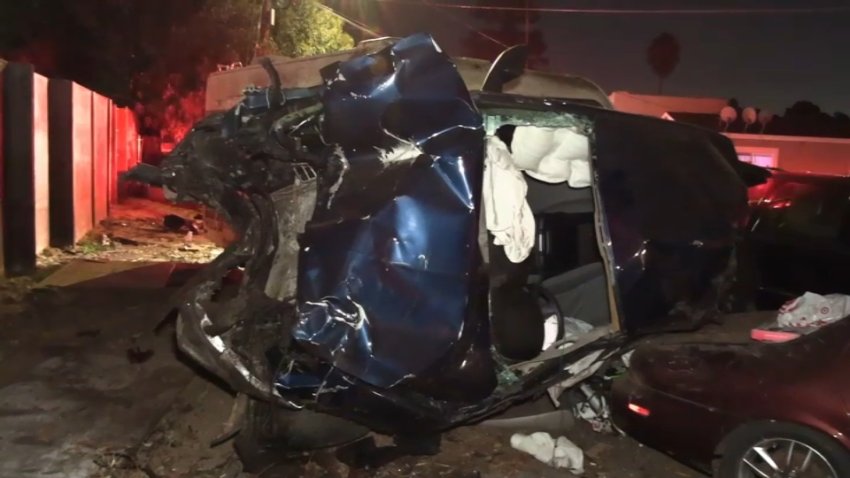 A solo vehicle crash in Oakland left one person dead Tuesday night. (Oct. 16, 2024)