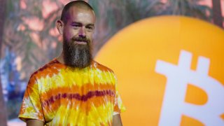 Jack Dorsey, co-founder of Twitter Inc., speaks during the Bitcoin 2021 conference in Miami, Florida, U.S., on Friday, June 4, 2021.