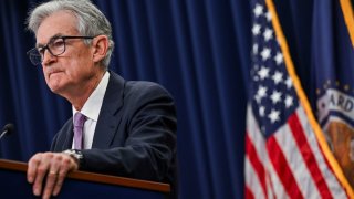 U.S. Federal Reserve Chair Jerome Powell speaks during a press conference following a two-day meeting of the Federal Open Market Committee on interest rate policy in Washington, U.S., November 7, 2024. 