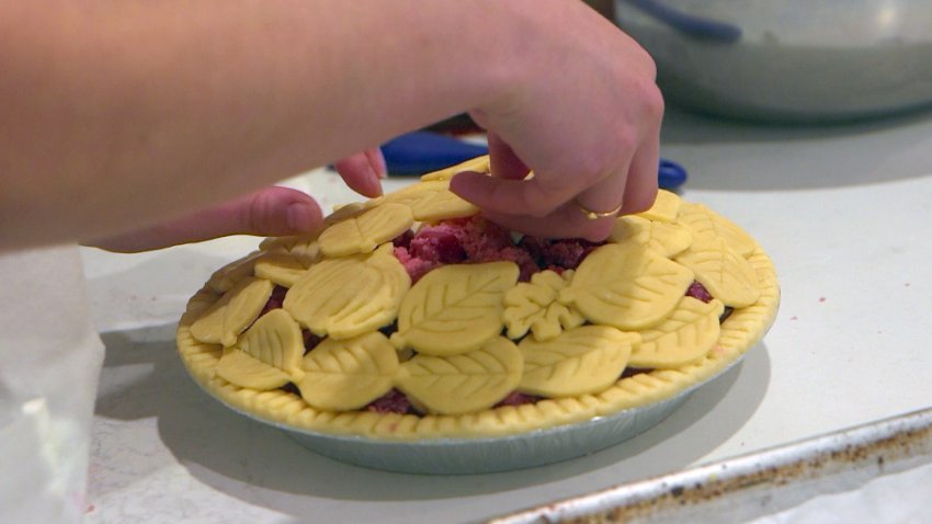 Detail of a pie made by Katherine Green as part of her company Slice of Sausalito. (Nov. 27, 2024)