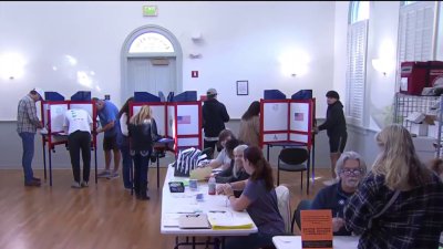 Constant stream of in-person voters in Clayton