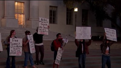 UC Berkeley students protest Trump presidential win, seek solution to Gaza war