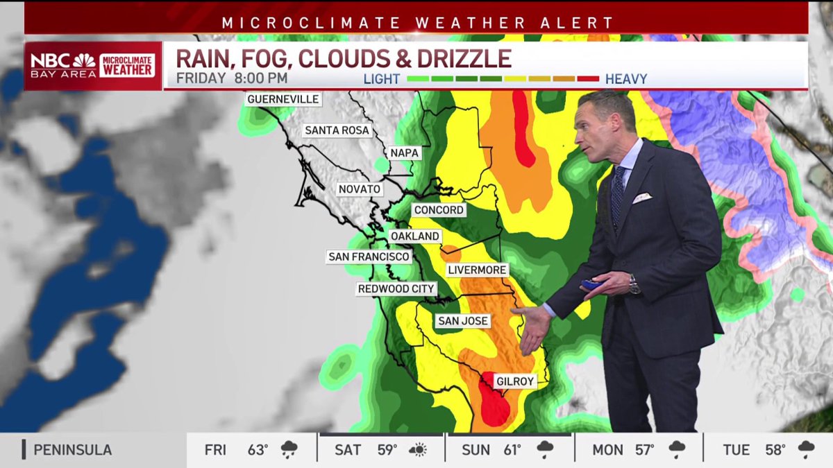 Forecast: Atmospheric River to bring widespread Bay Area rain Friday ...