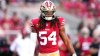 49ers' Fred Warner has been playing with fractured ankle since Week 4