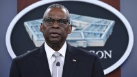 FILE - Defense Secretary Lloyd Austin takes questions during a press conference at the Pentagon in Washington, D.C., on Feb. 1, 2024.