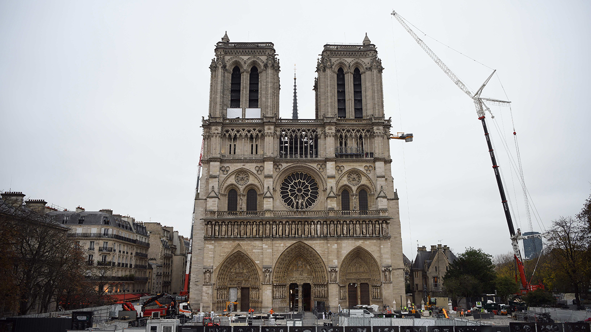 Notre Dame’s bells ring out across Paris for the first time since fire