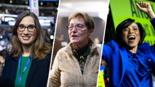 Sarah McBride, Marcy Kaptur, and Angela Alsobrooks.