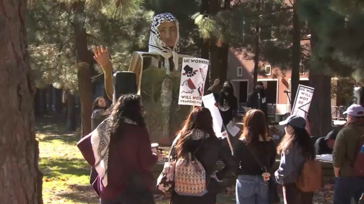 Gaza war protesters gather outside UC regents meeting in SF – NBC Bay Area