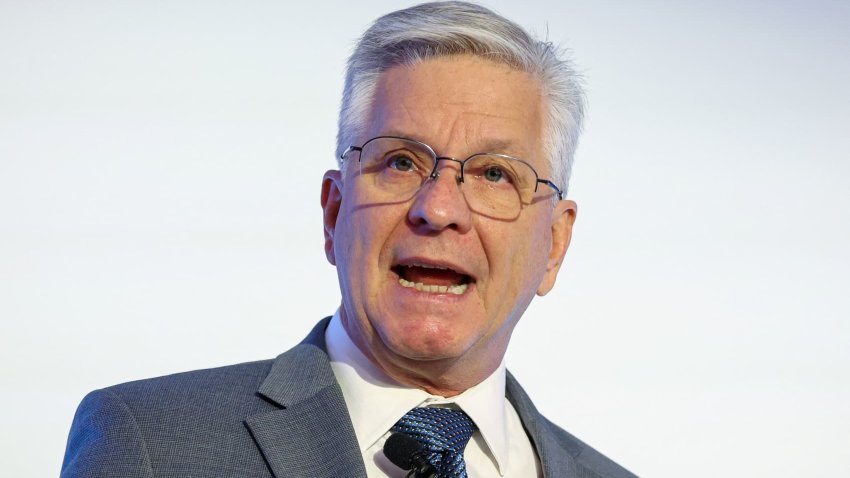 Federal Reserve Governor Christopher Waller speaks during The Clearing House Annual Conference in New York City on Nov. 12, 2024.
