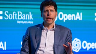 Sam Altman, chief executive officer of OpenAI, during a fireside chat organized by Softbank Ventures Asia in Seoul, South Korea, on Friday, June 9, 2023.