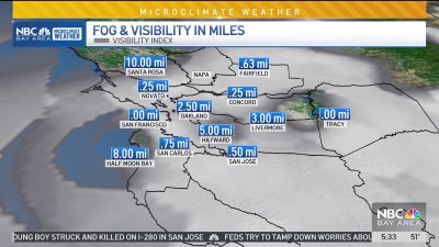 Dense fog advisory issued across the Bay Area