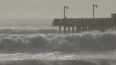 Another round of high surf for the Bay Area coastline