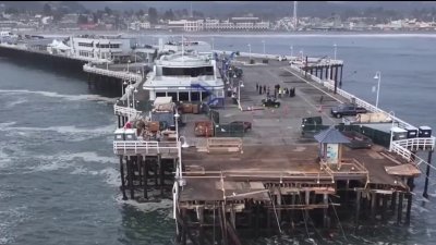 Santa Cruz wharf collapse: No timeline for reopening, debris cleanup underway