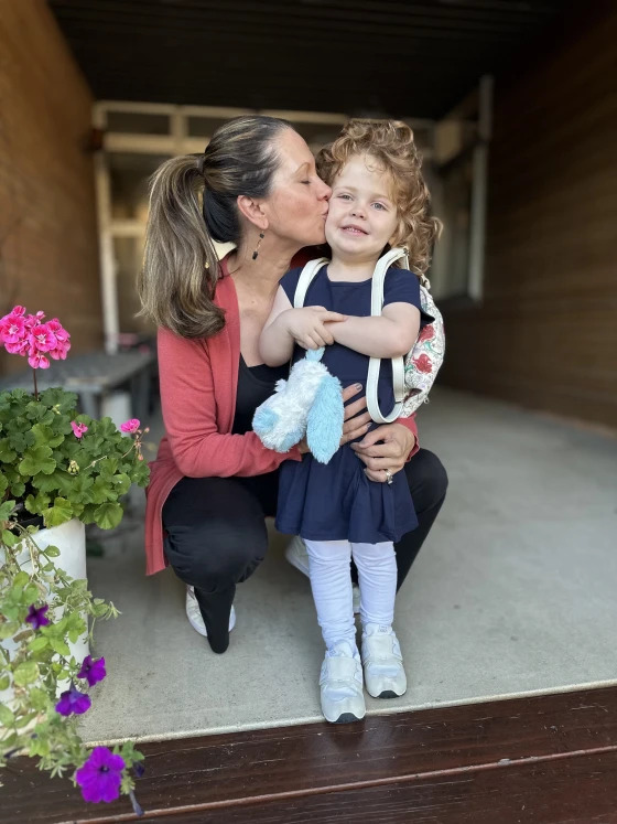 Stori poses with her mom, Brenna