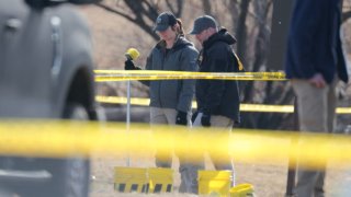 Law enforcement continue their investigation into the American Airlines plane that crashed into the Potomac River as it was attempting to land at the Reagan National Airport on Jan. 30, 2025 in Washington, DC.