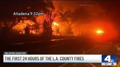 A look back at the first 24 hours of destruction of the LA County fires