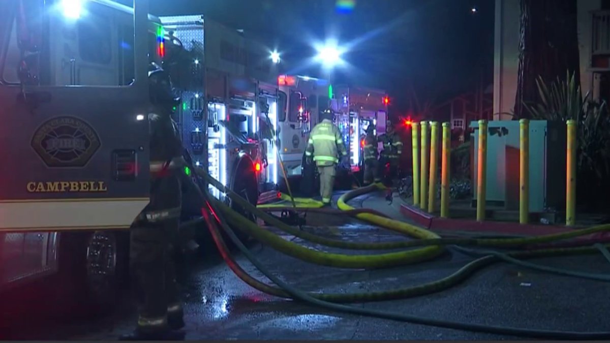 3 rescued, 1 hospitalized after Campbell apartment complex fire – NBC ...