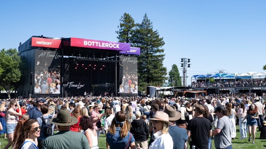 Fans to watch All Time Low during BottleRock at Napa Valley Expo.