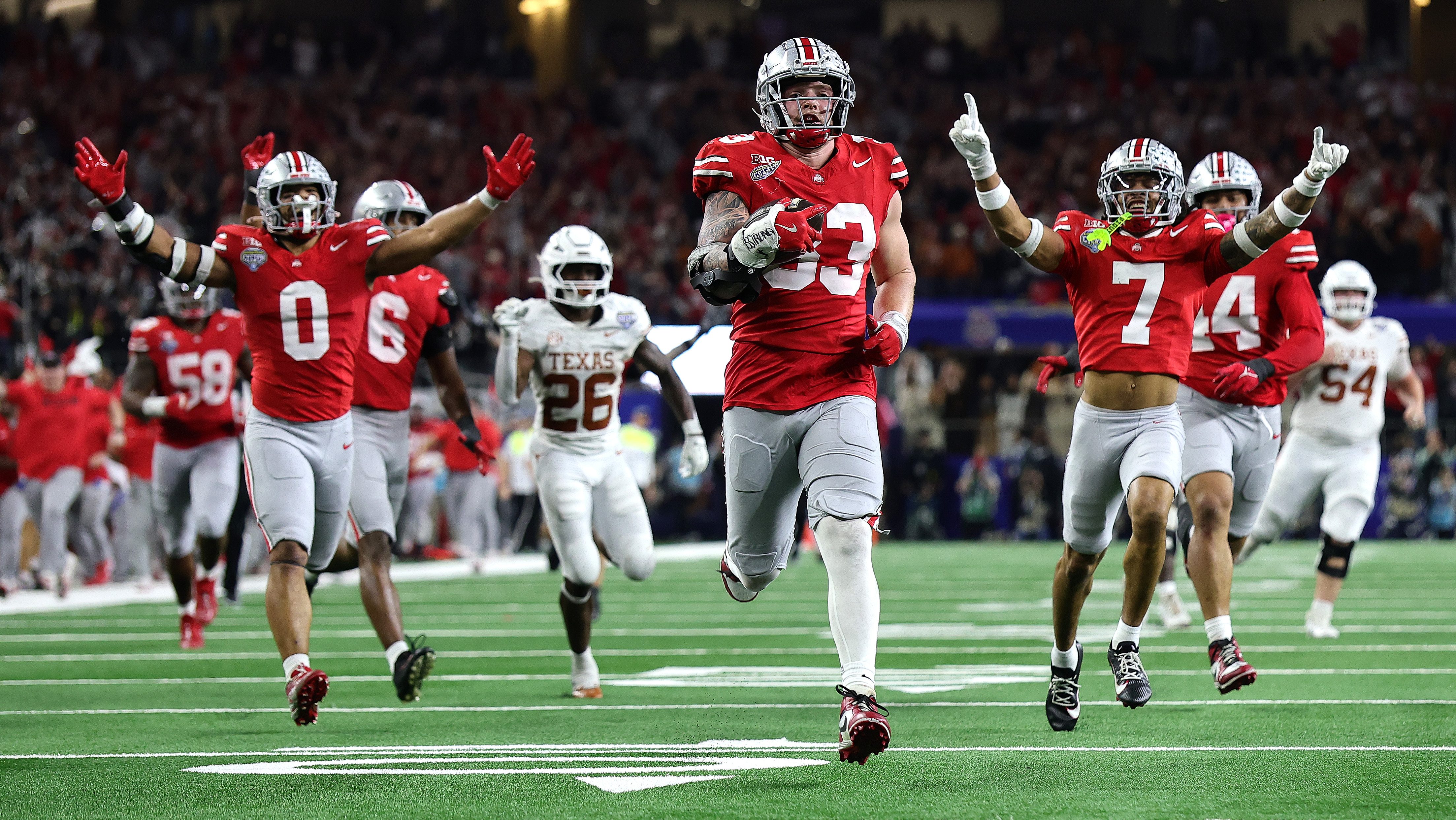 Ohio State Wins Cotton Bowl To Reach CFP National Game GettyImages 2193350984 