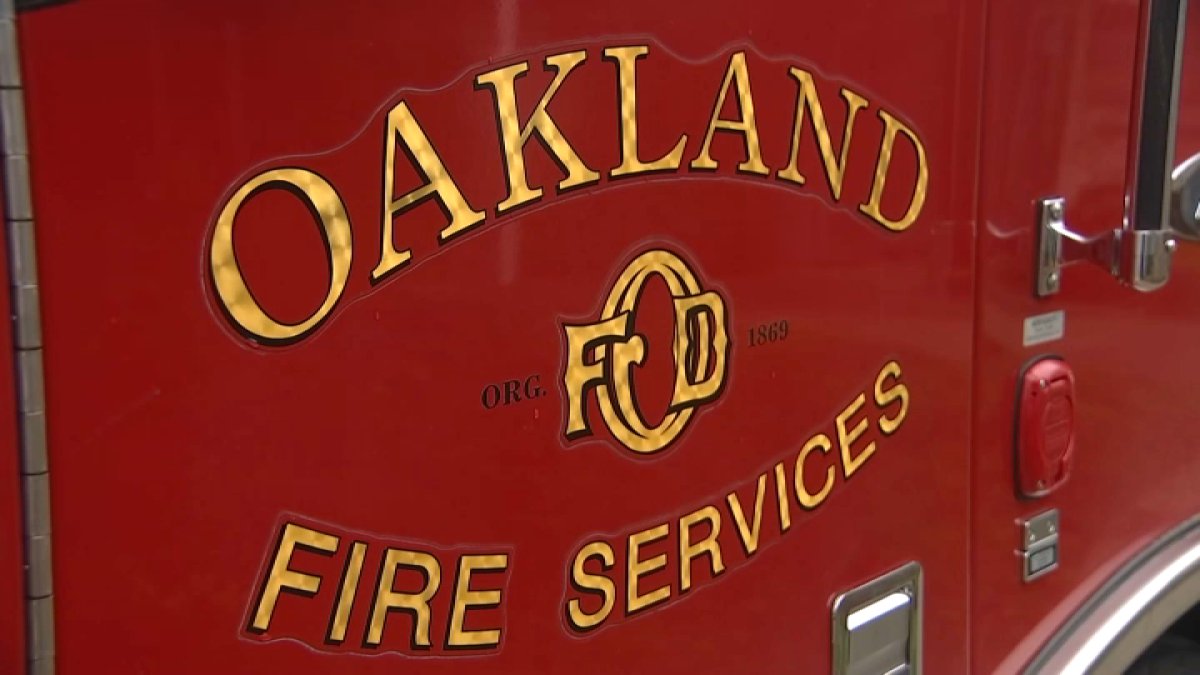 Crews battle 3-alarm fire at residential building in Oakland