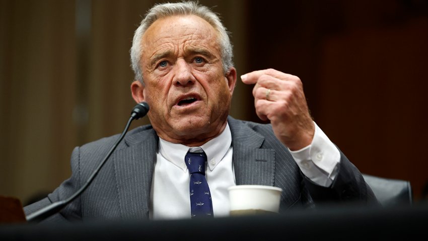Robert F. Kennedy Jr., Donald Trump’s nominee for Secretary of Health and Human Services, testifies during his Senate Committee on Health, Education, Labor and Pensions confirmation hearing on Jan. 30, 2025, in Washington, D.C.